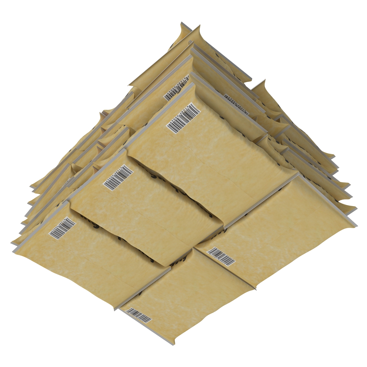 Cement Bags Stack 2 3D model