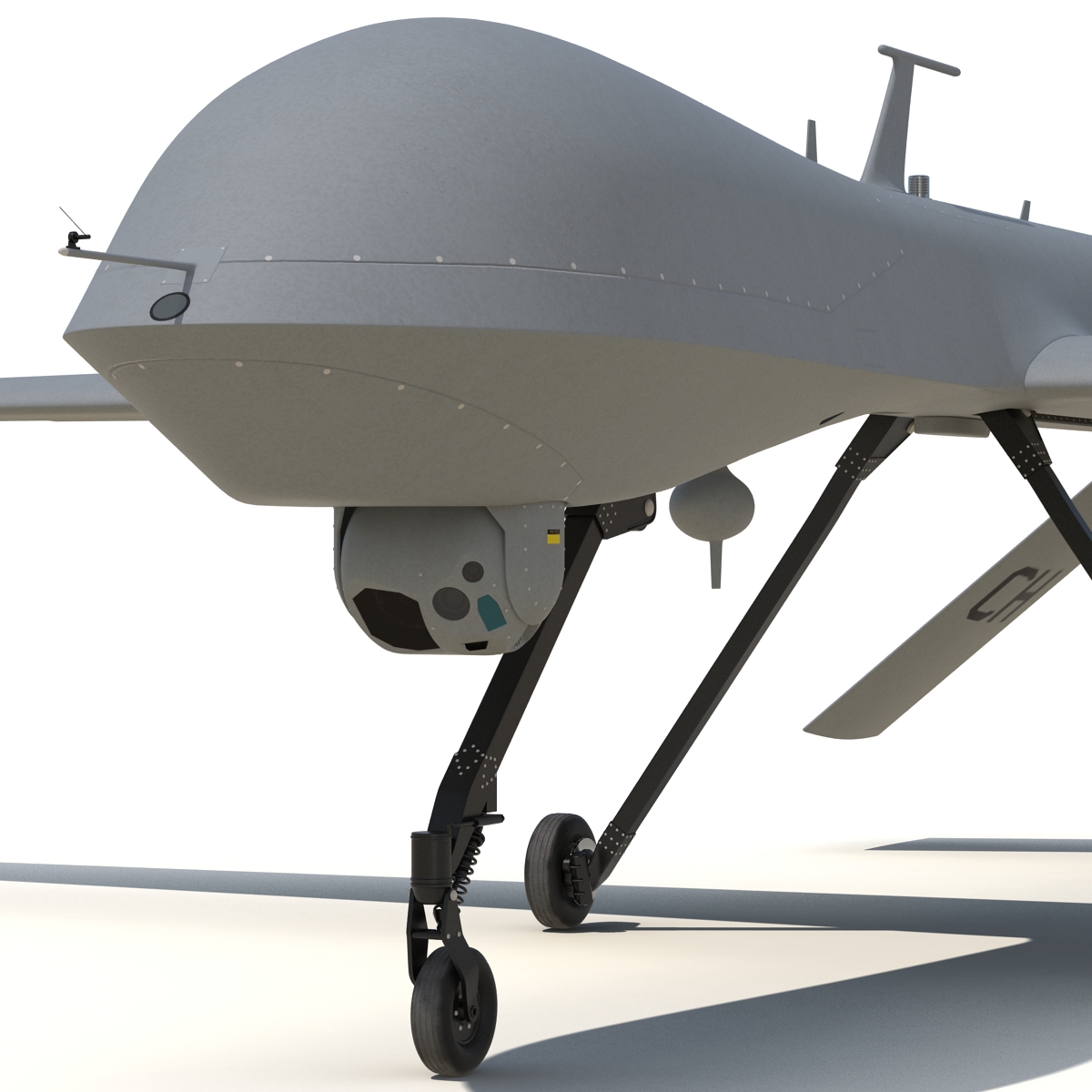 3D General Atomics MQ-1 Predator Rigged