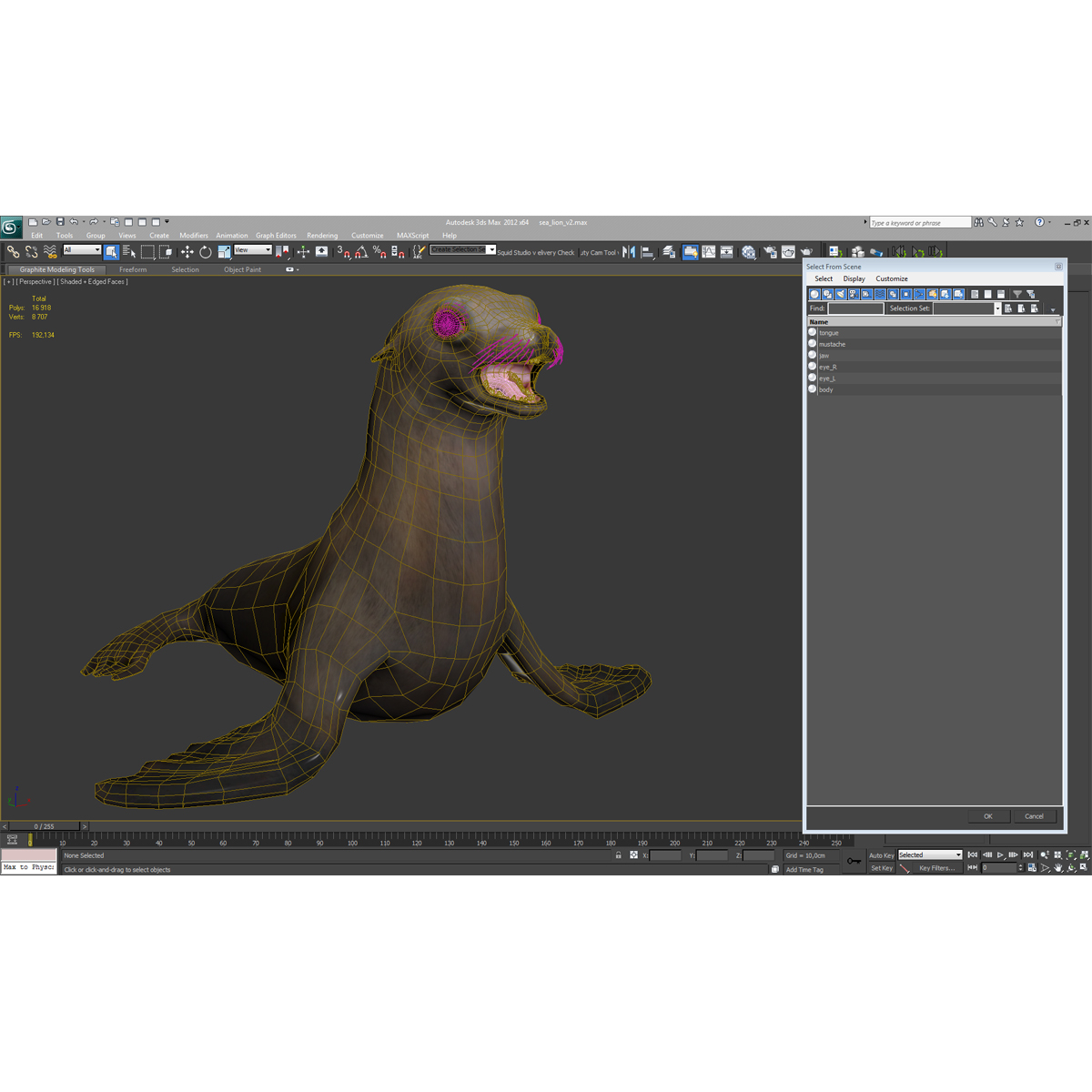 3D model Sea Lion