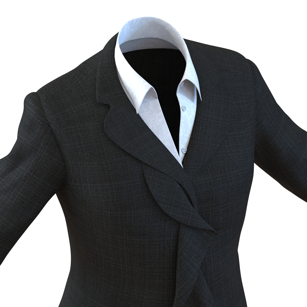 Formal Skirt Suit 3D