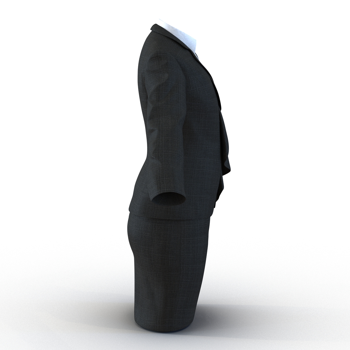 Formal Skirt Suit 2 3D model