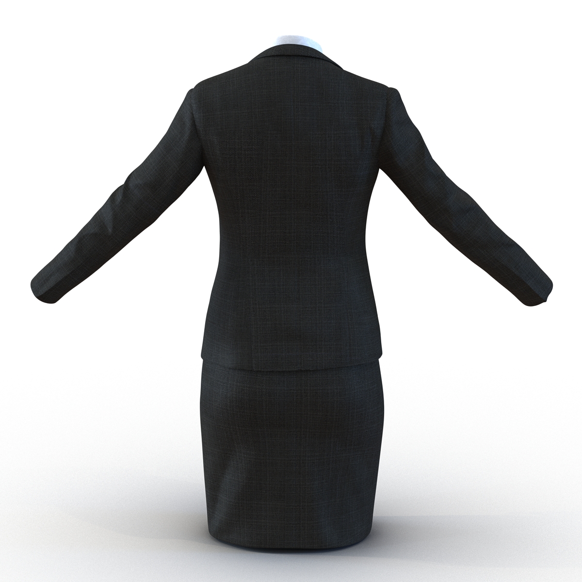 Formal Skirt Suit 2 3D model