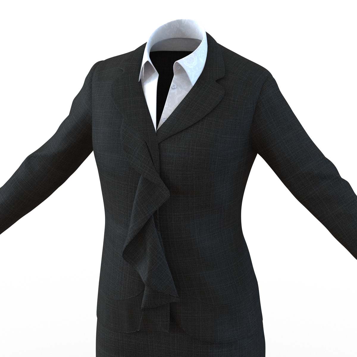 Formal Skirt Suit 2 3D model