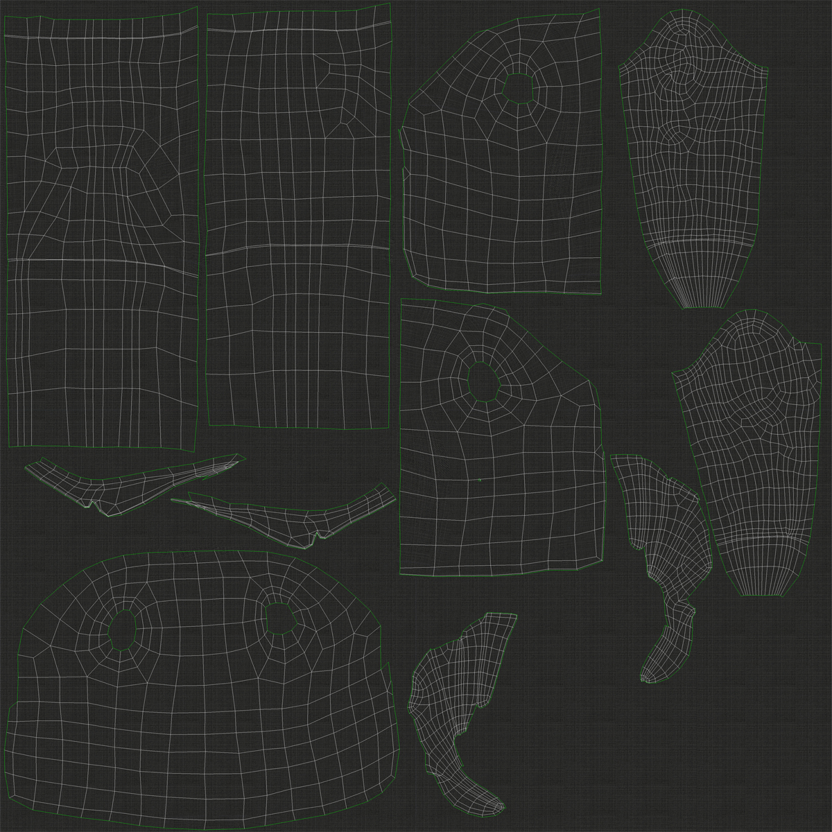 Formal Skirt Suit 2 3D model