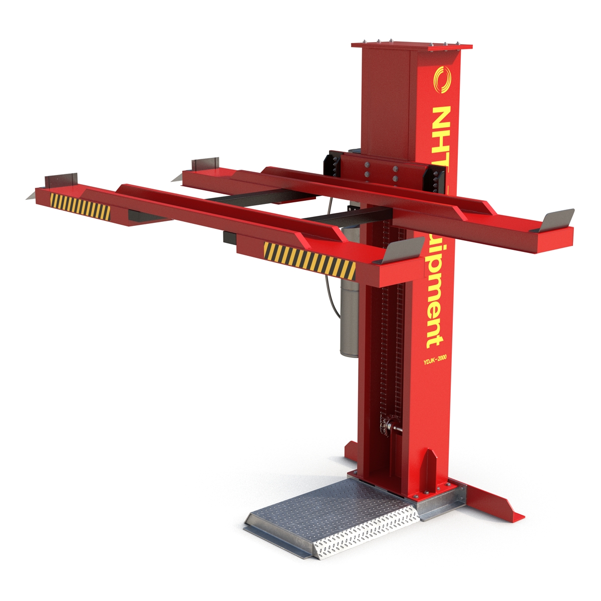 3D model Single Post Car Lift