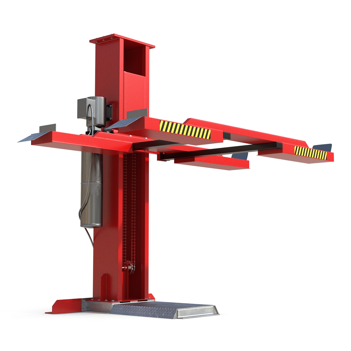 3D model Single Post Car Lift