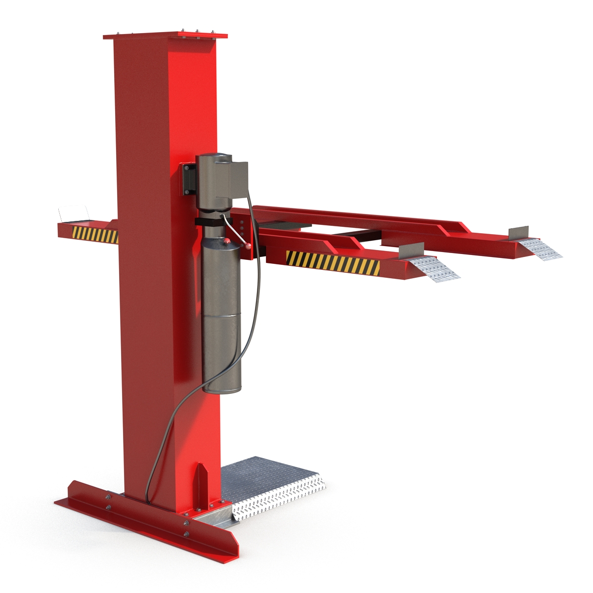 3D model Single Post Car Lift