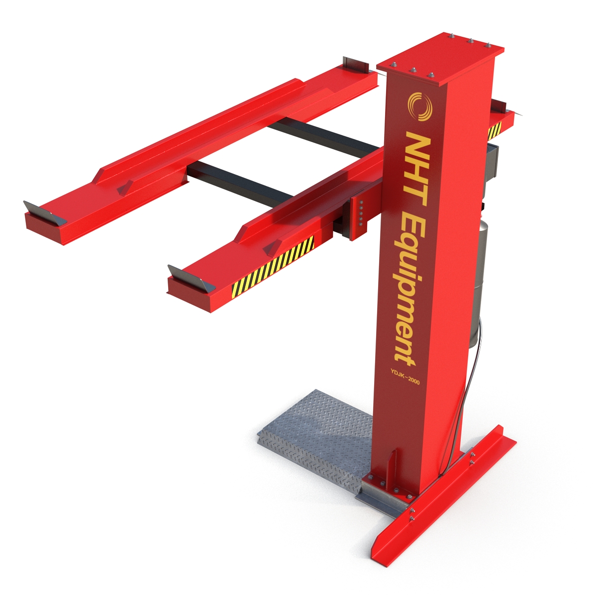 3D model Single Post Car Lift