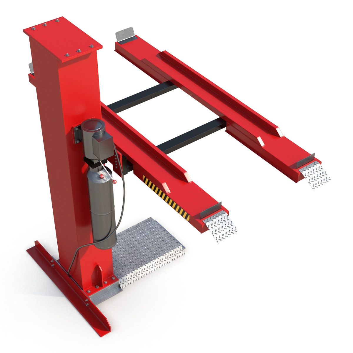 3D model Single Post Car Lift