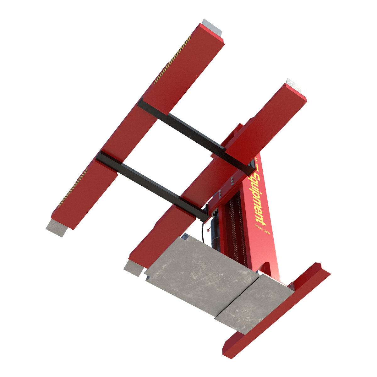 3D model Single Post Car Lift