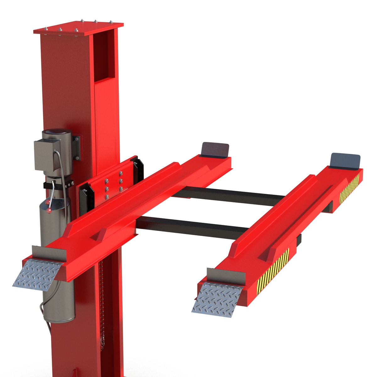 3D model Single Post Car Lift