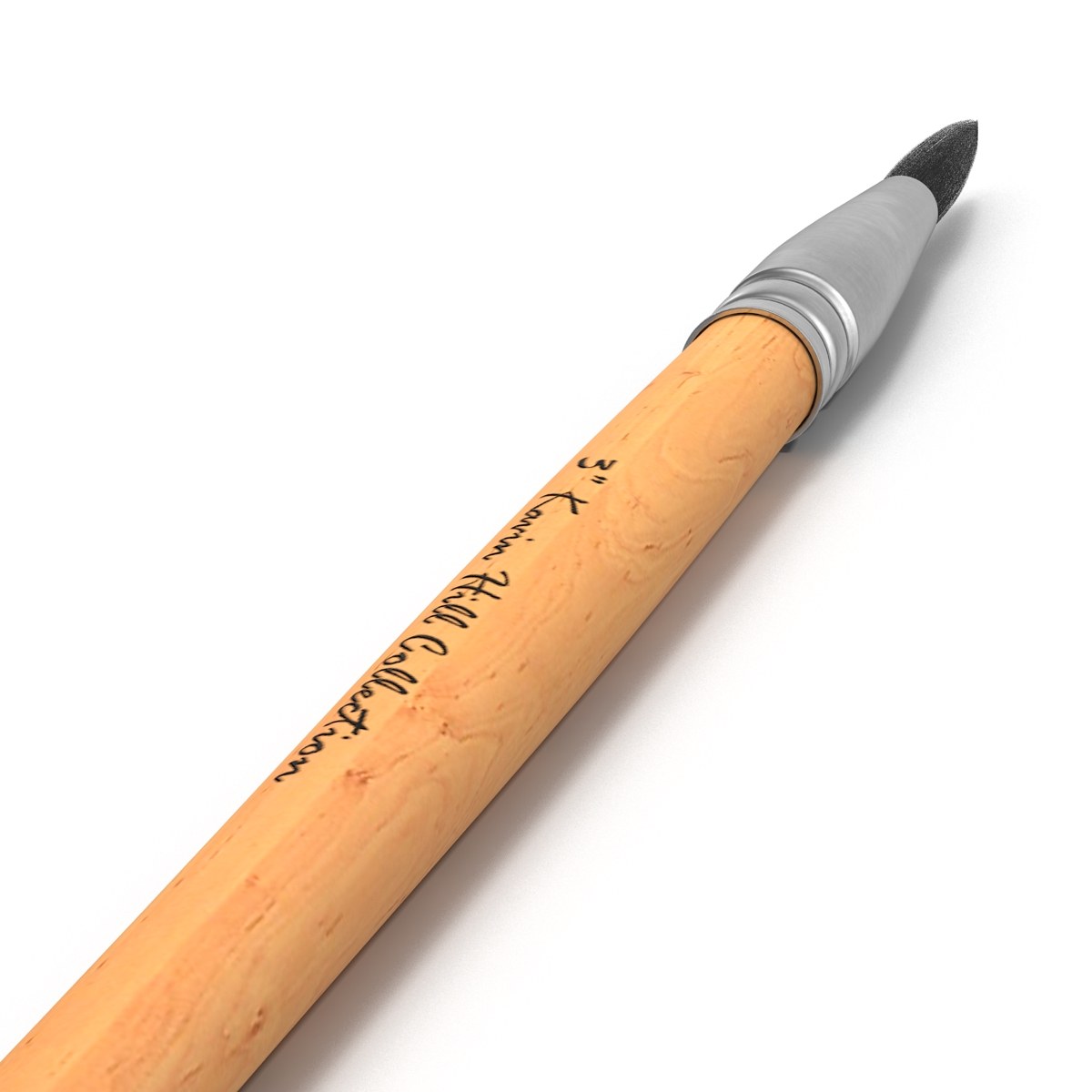 Paint Brush Round 2 3D model