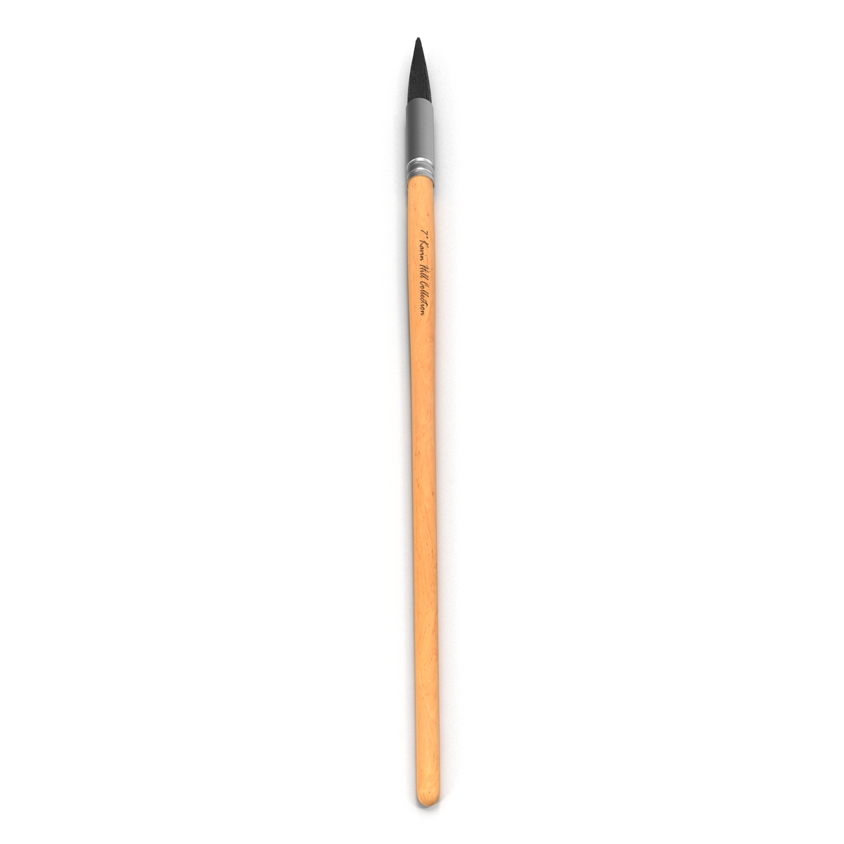 3D model Paint Brush Pointed Round