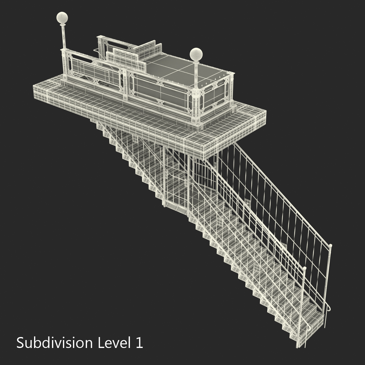 Subway Entrance in New York City 3D