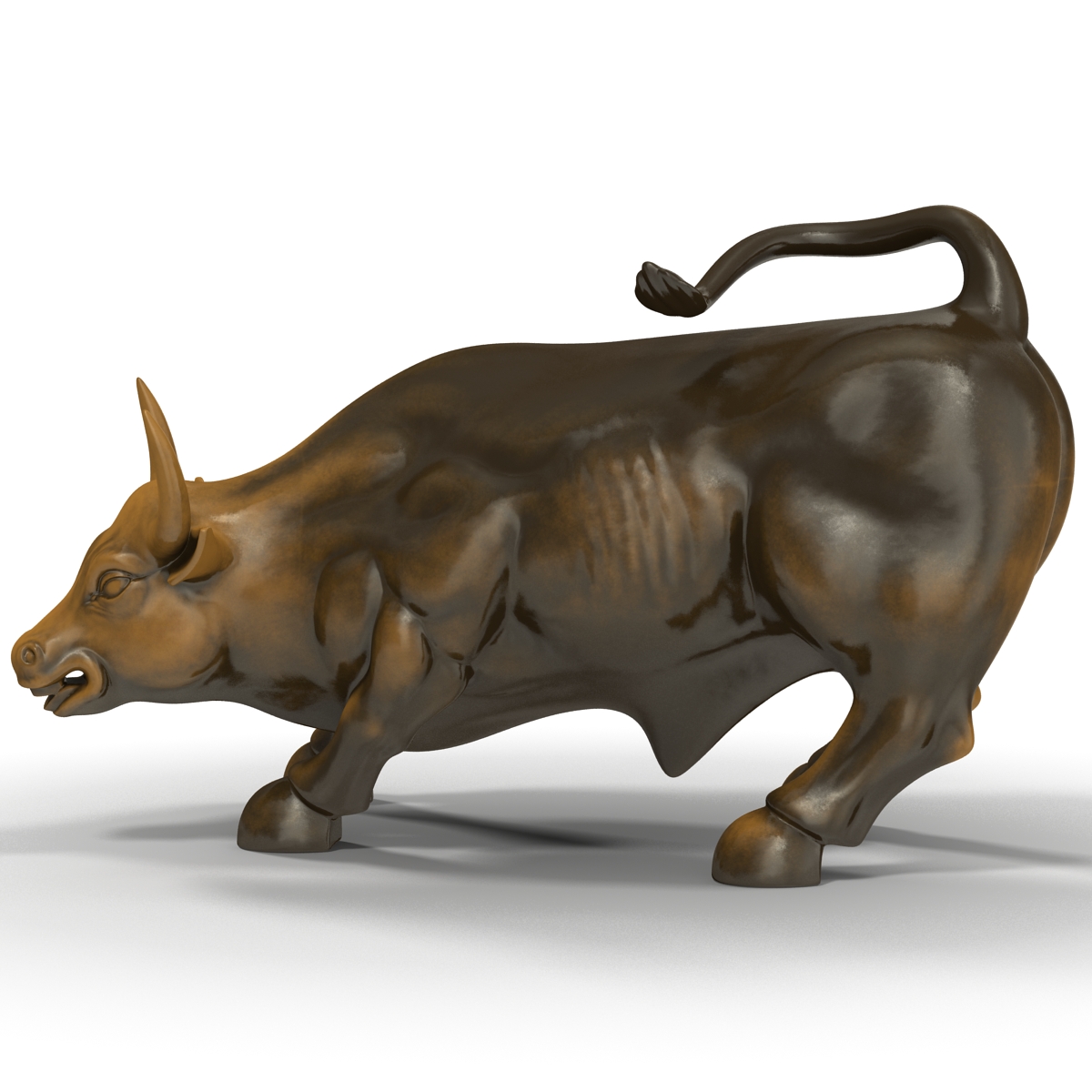 3D Wall Street Bull