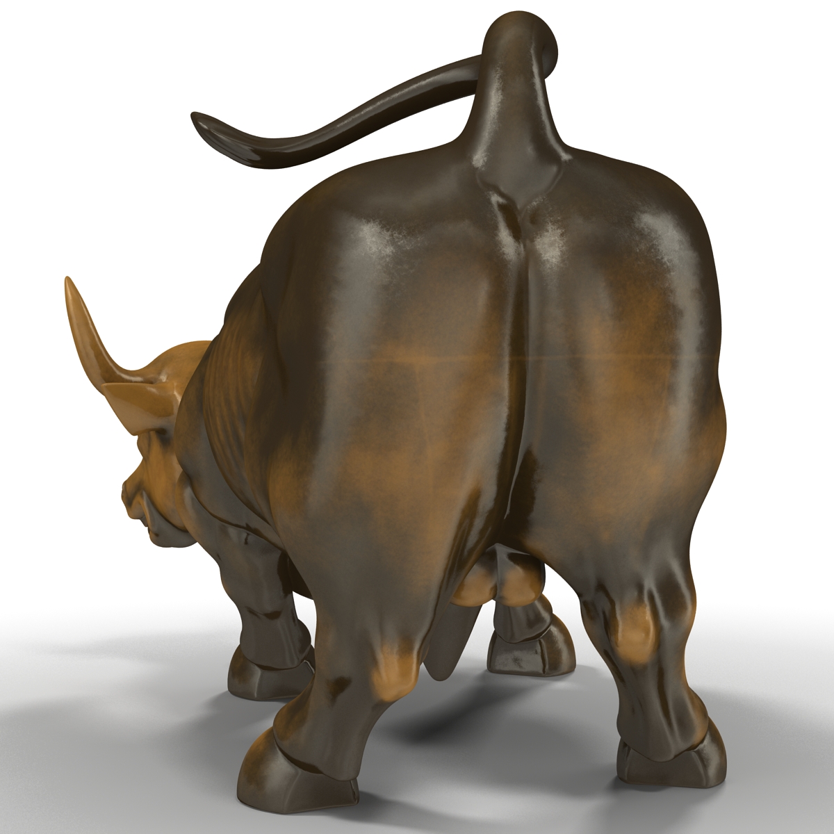 3D Wall Street Bull