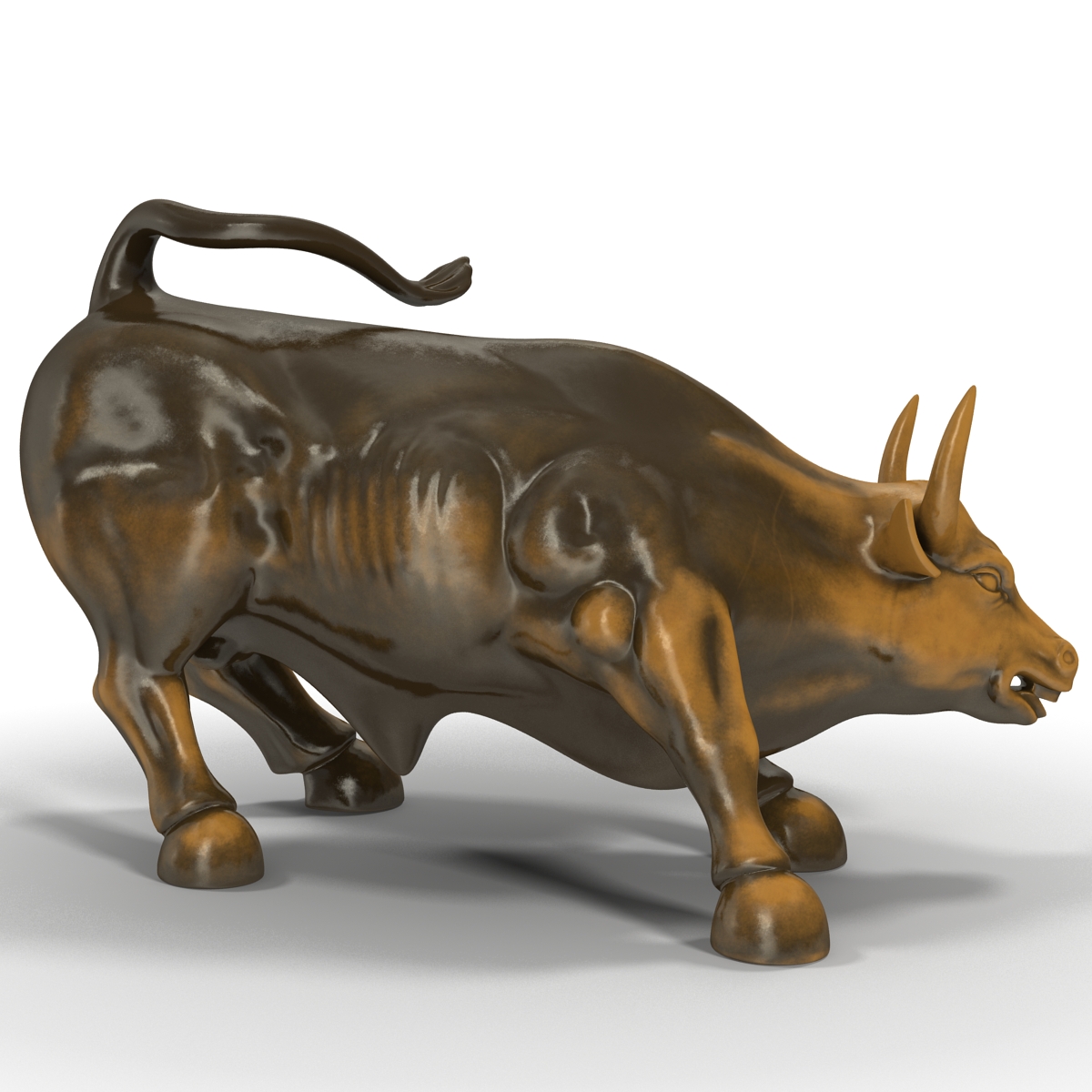 3D Wall Street Bull