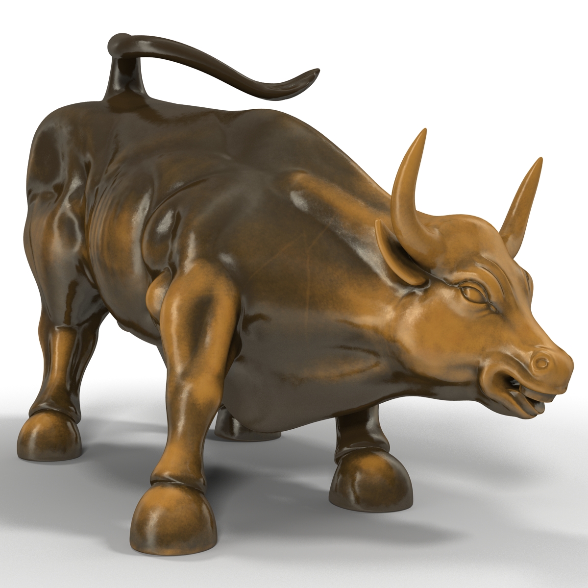 3D Wall Street Bull