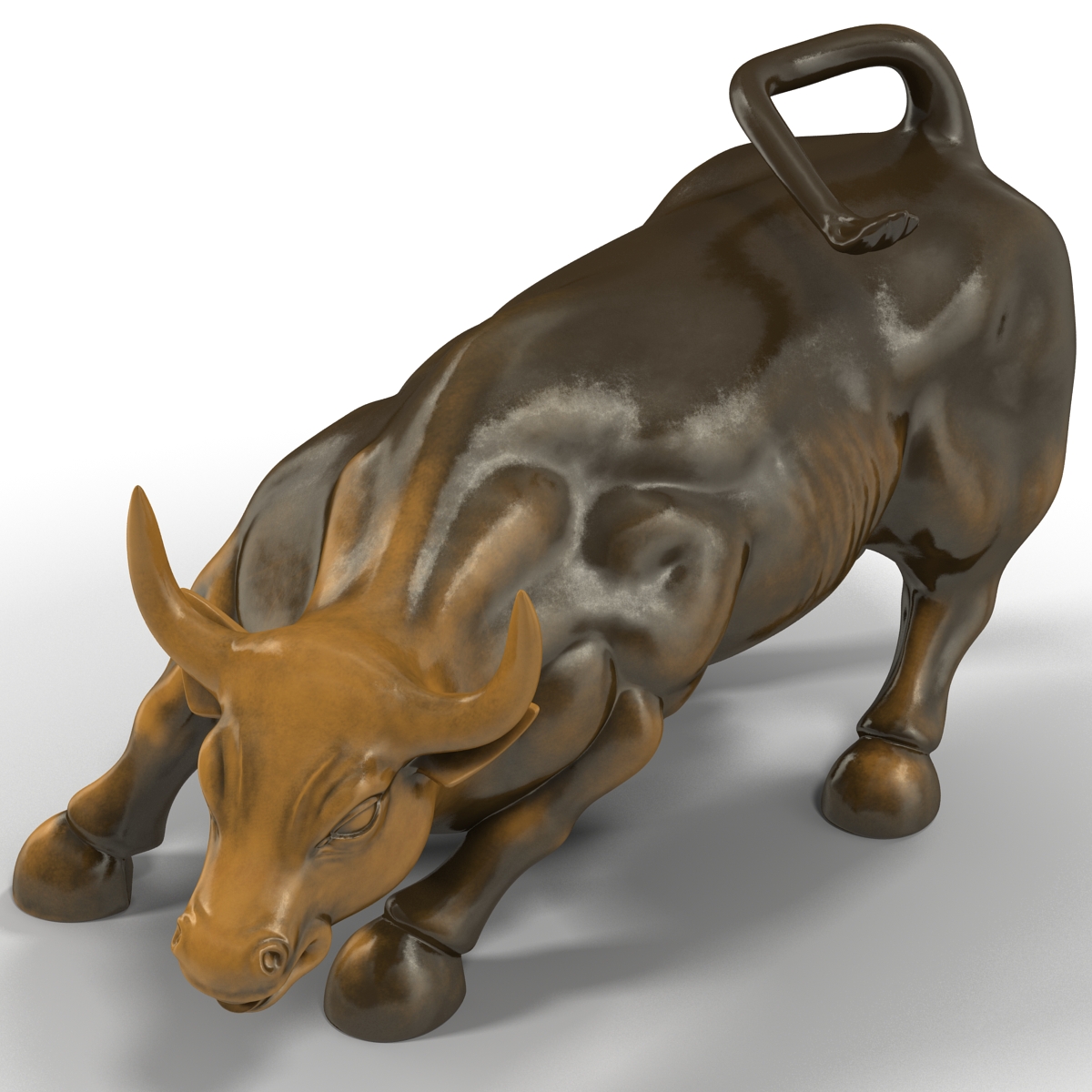 3D Wall Street Bull