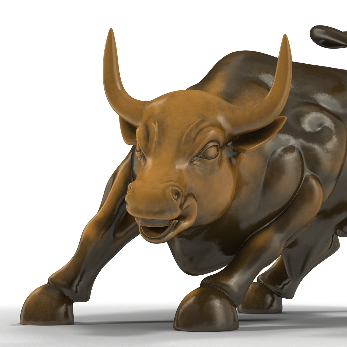 3D Wall Street Bull