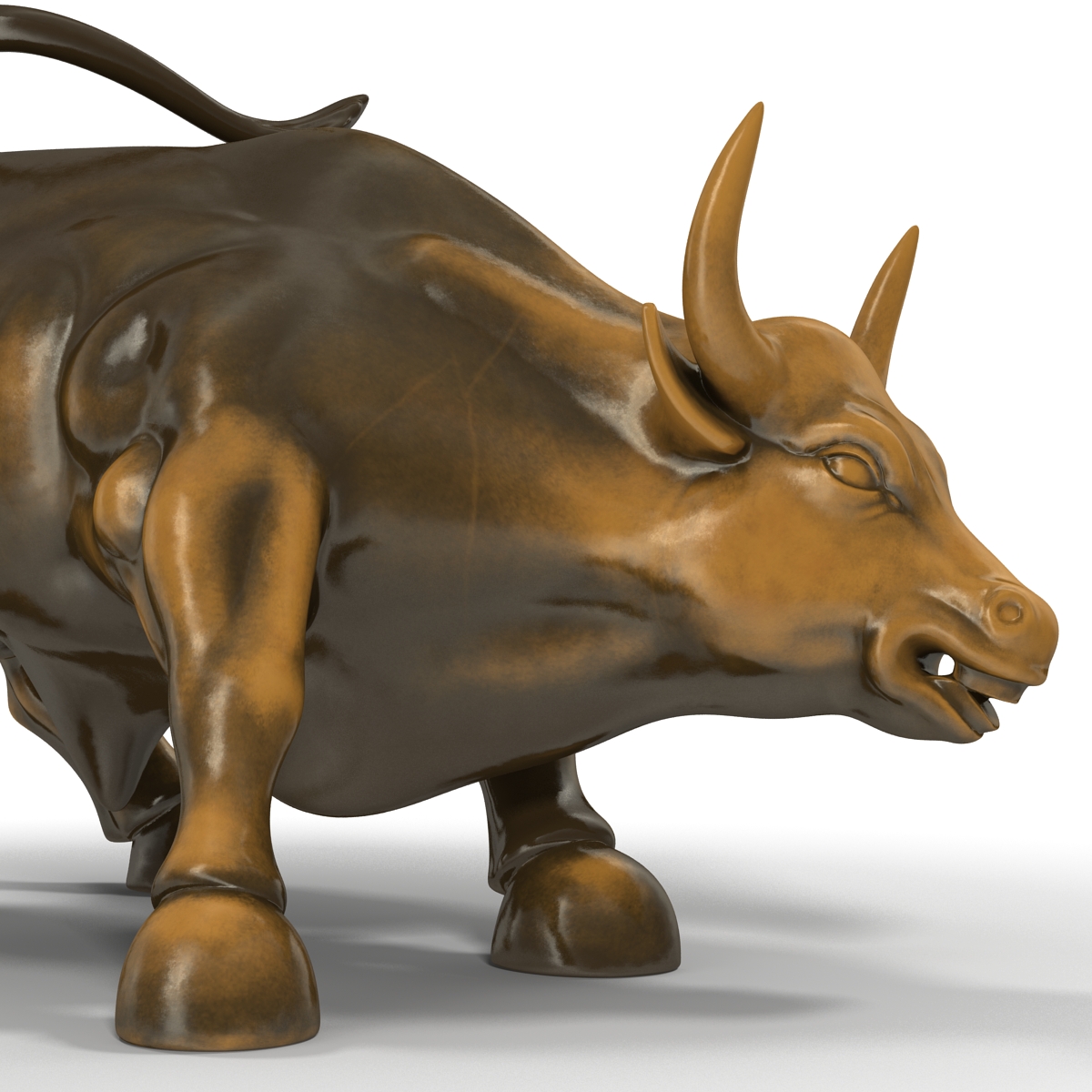 3D Wall Street Bull