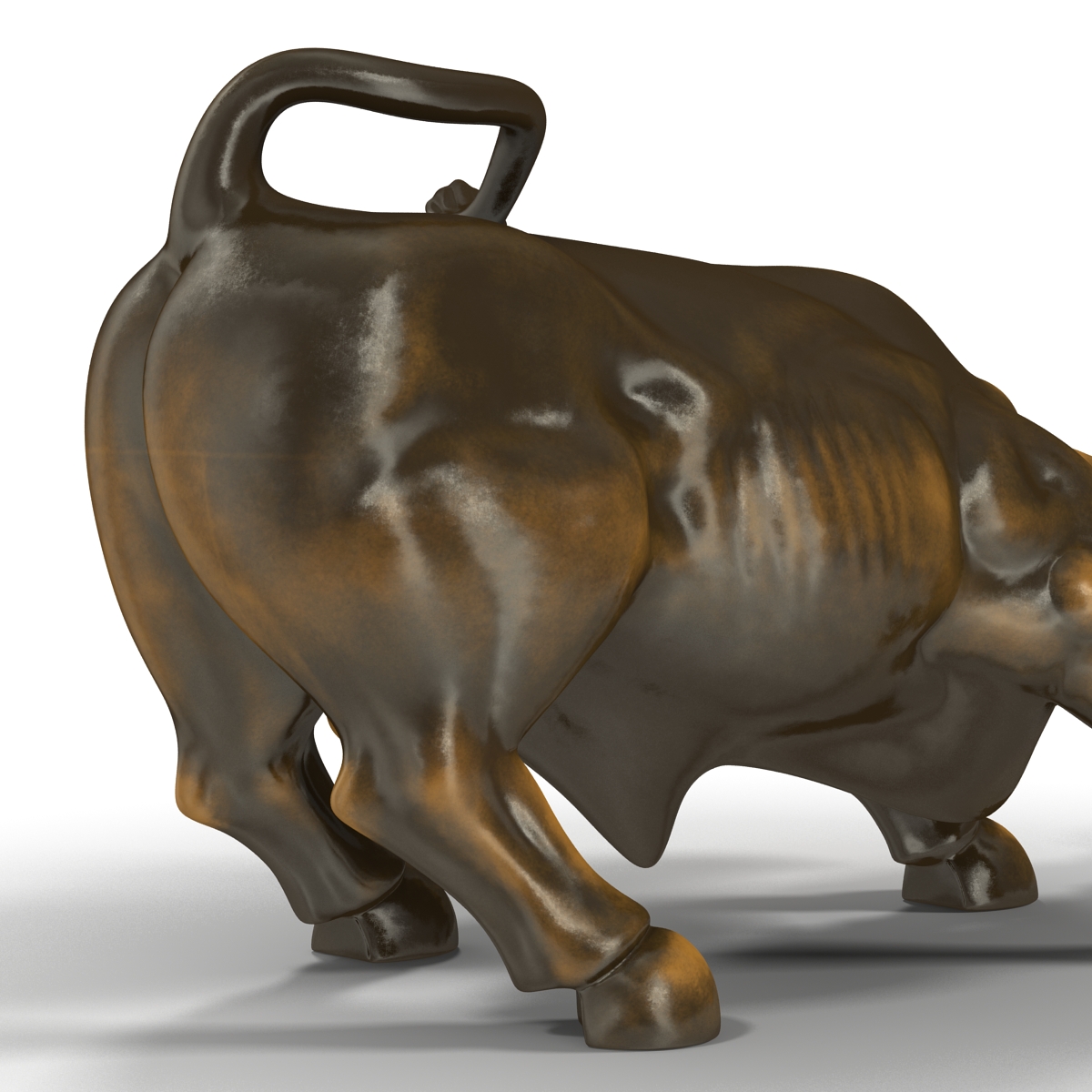 3D Wall Street Bull