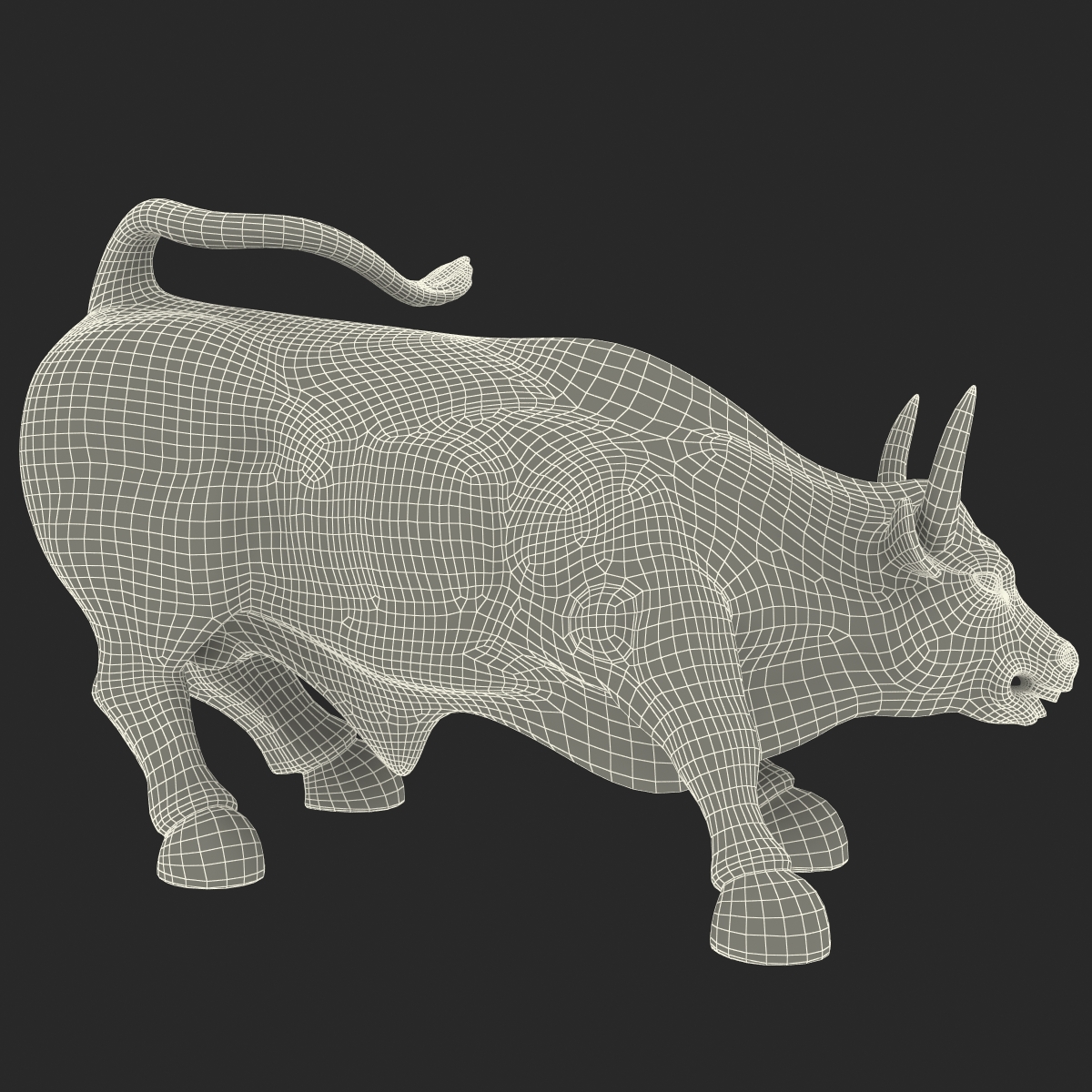 3D Wall Street Bull