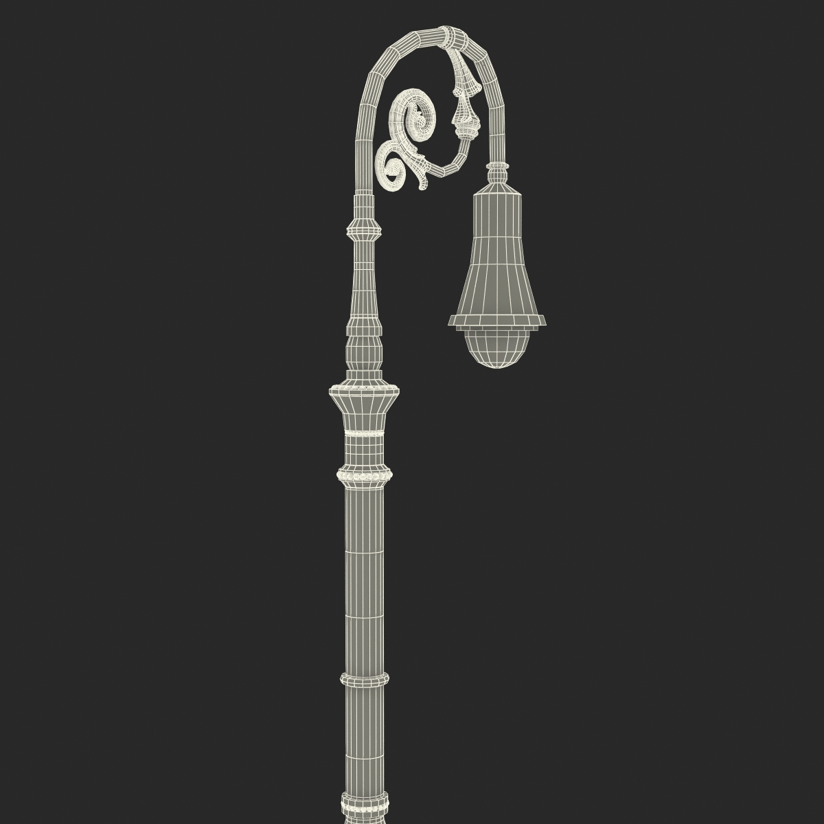 3D model New York Street Lamp