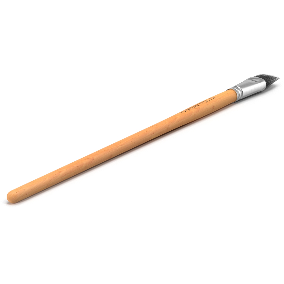 3D Paint Brush Flat 5 model