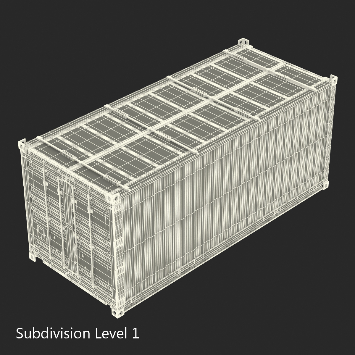 3D model Collapsible ISO Container