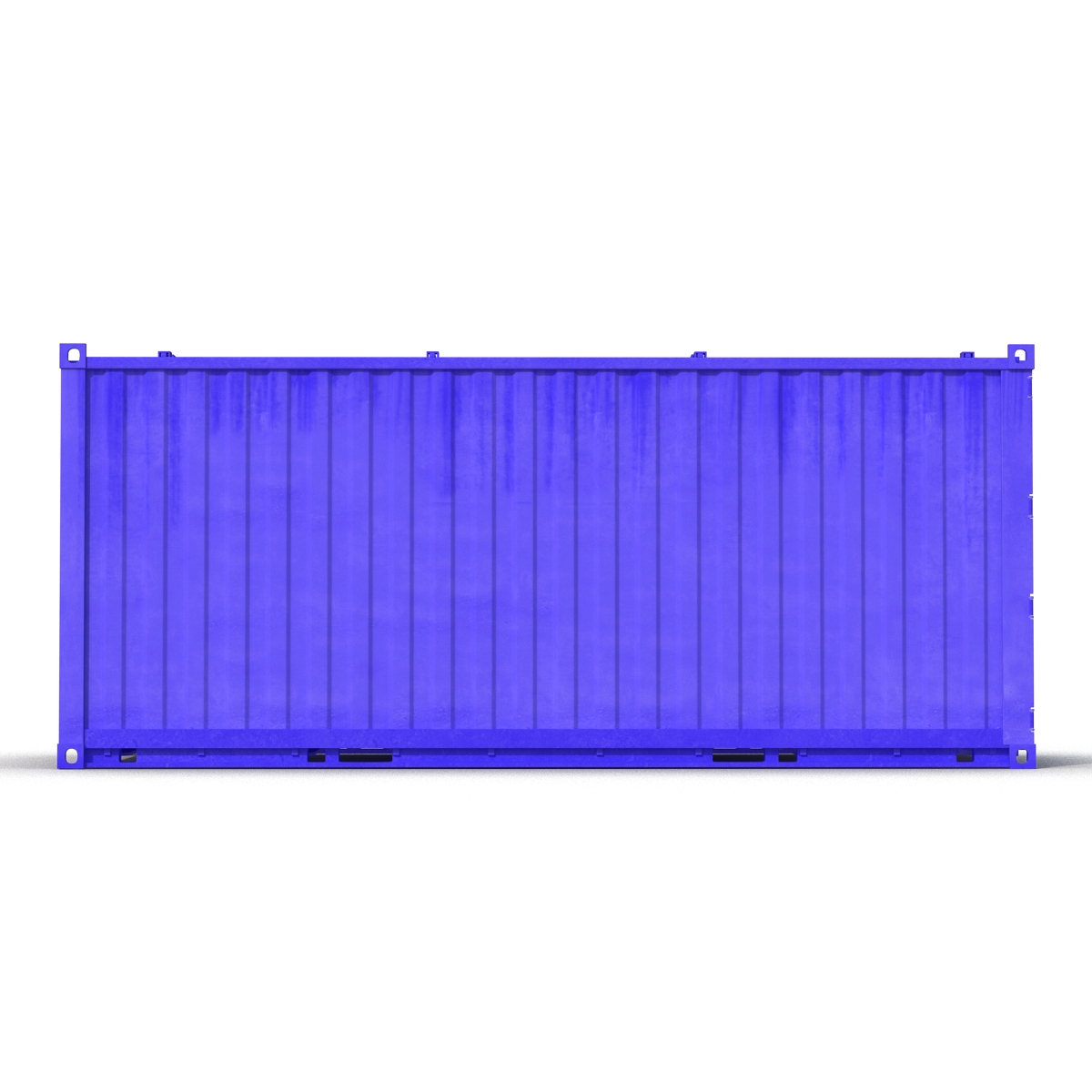 3D model Collapsible ISO Container Blue