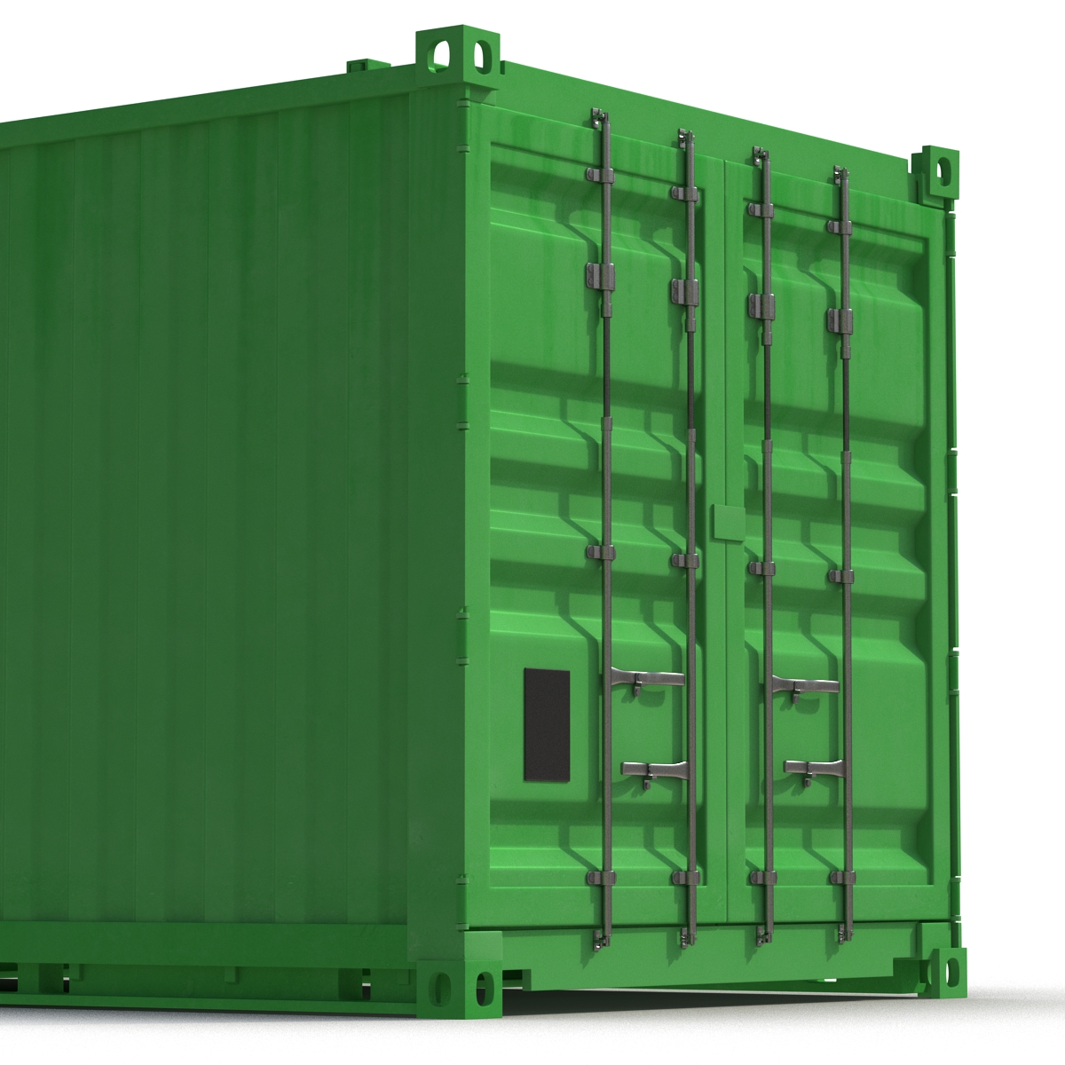 3D Collapsible ISO Container Green