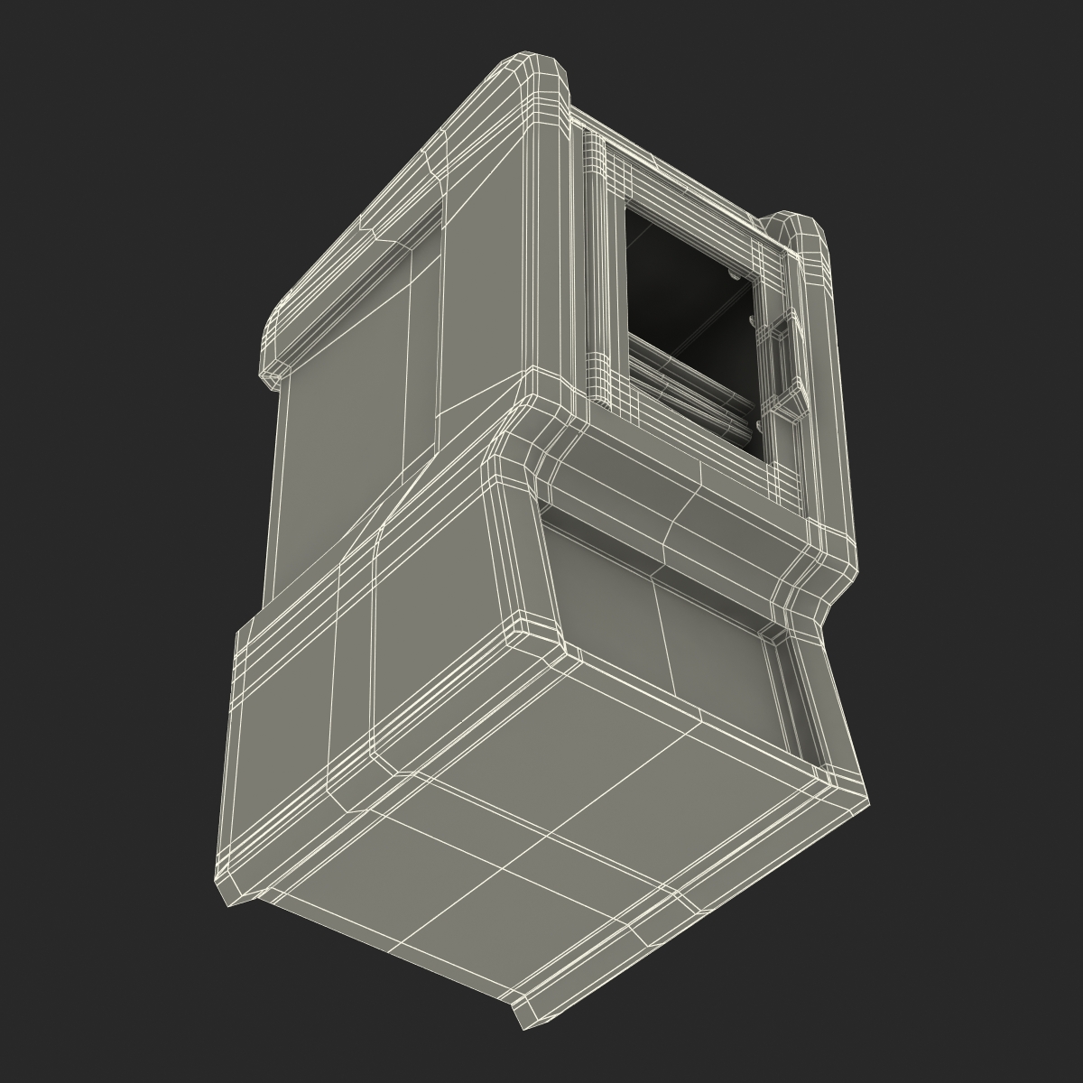 3D Free Newspaper Box model