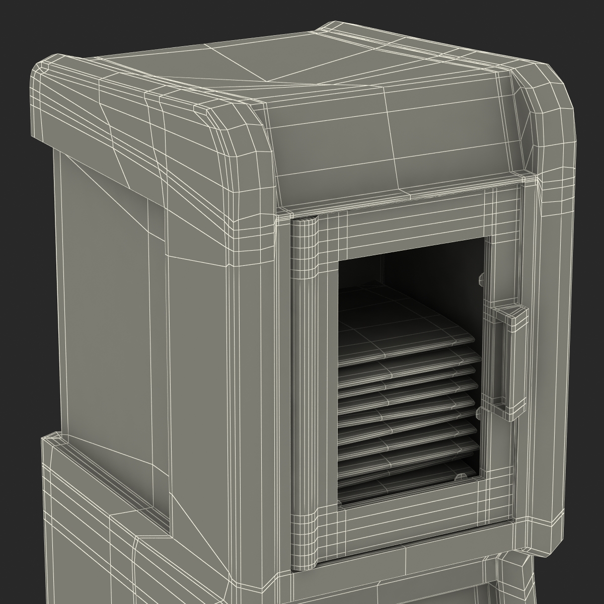 3D Free Newspaper Box model