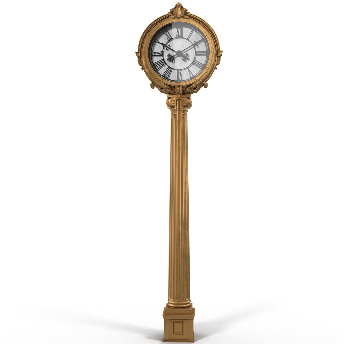 3D New York Street Clock 2 model