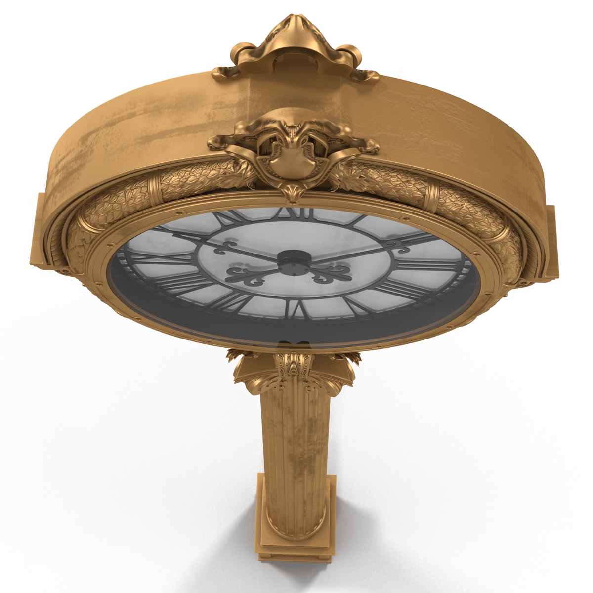 3D New York Street Clock 2 model