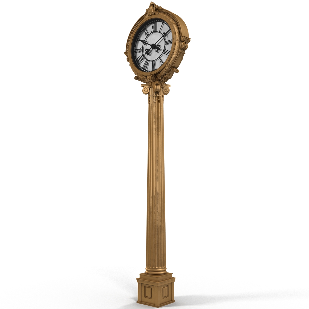 3D New York Street Clock 2 model