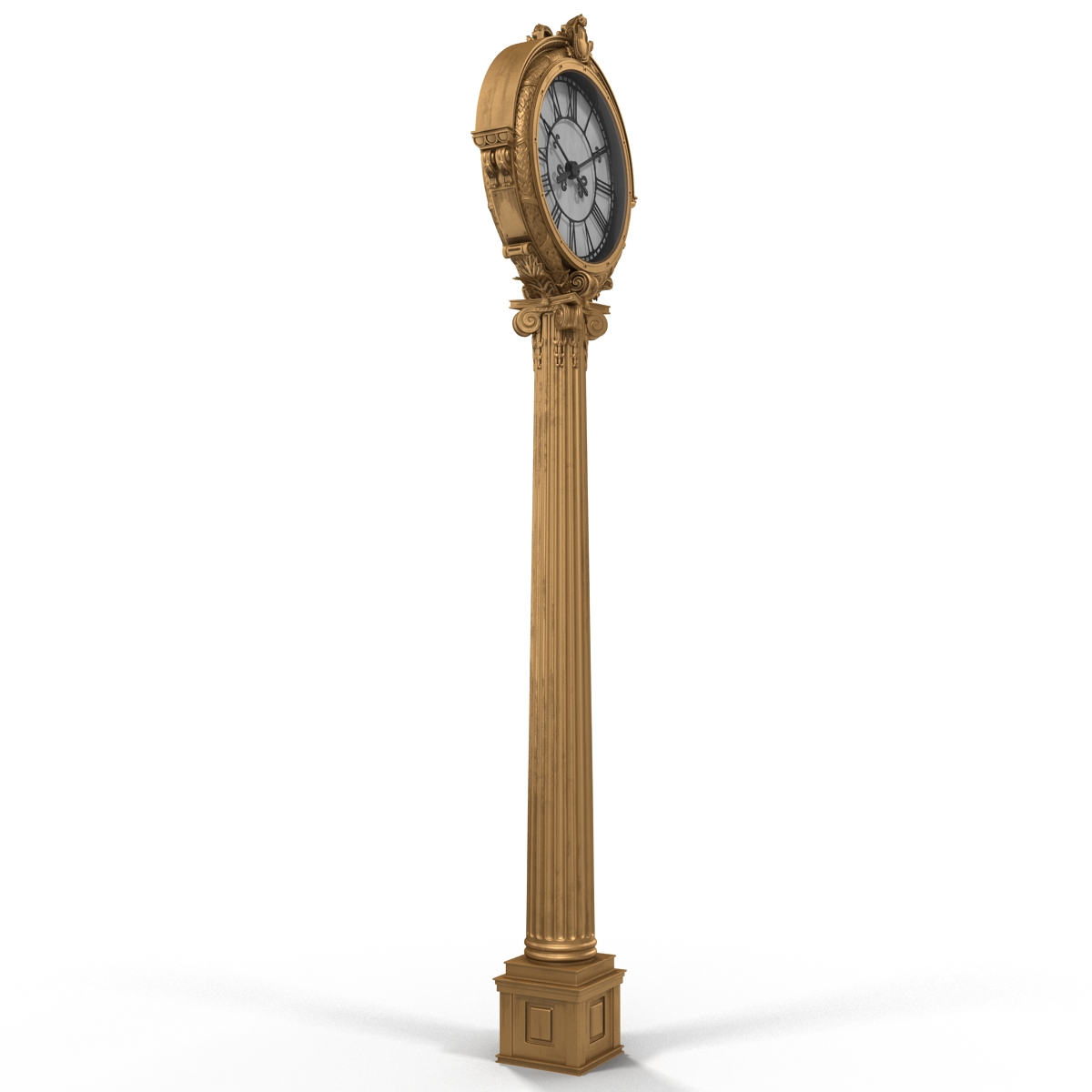 3D New York Street Clock 2 model