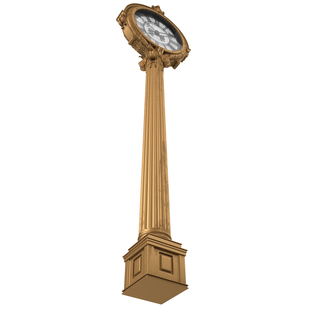 3D New York Street Clock 2 model