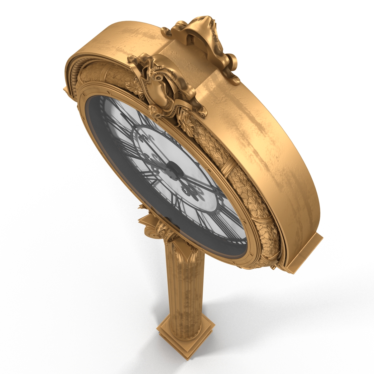 3D New York Street Clock 2 model