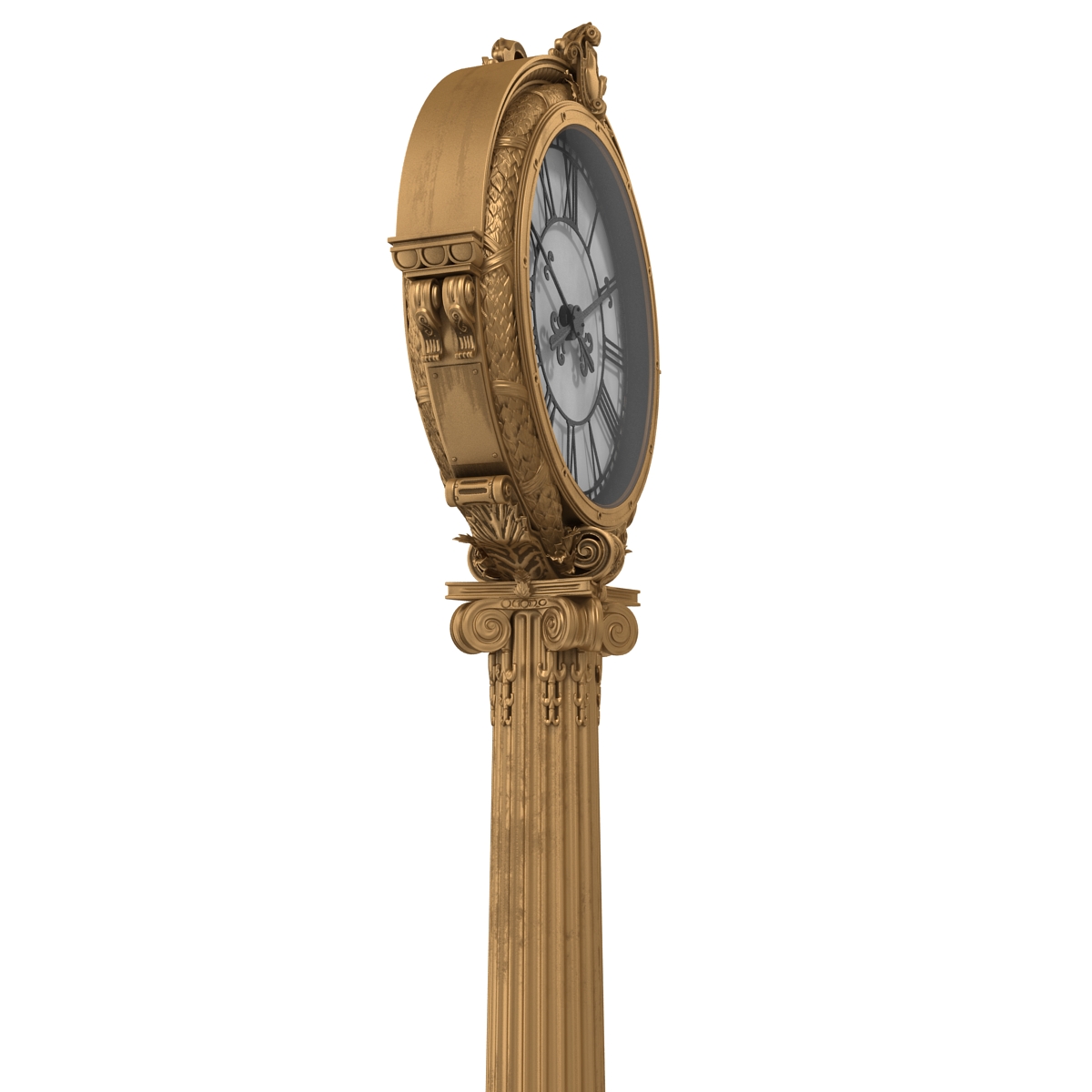 3D New York Street Clock 2 model