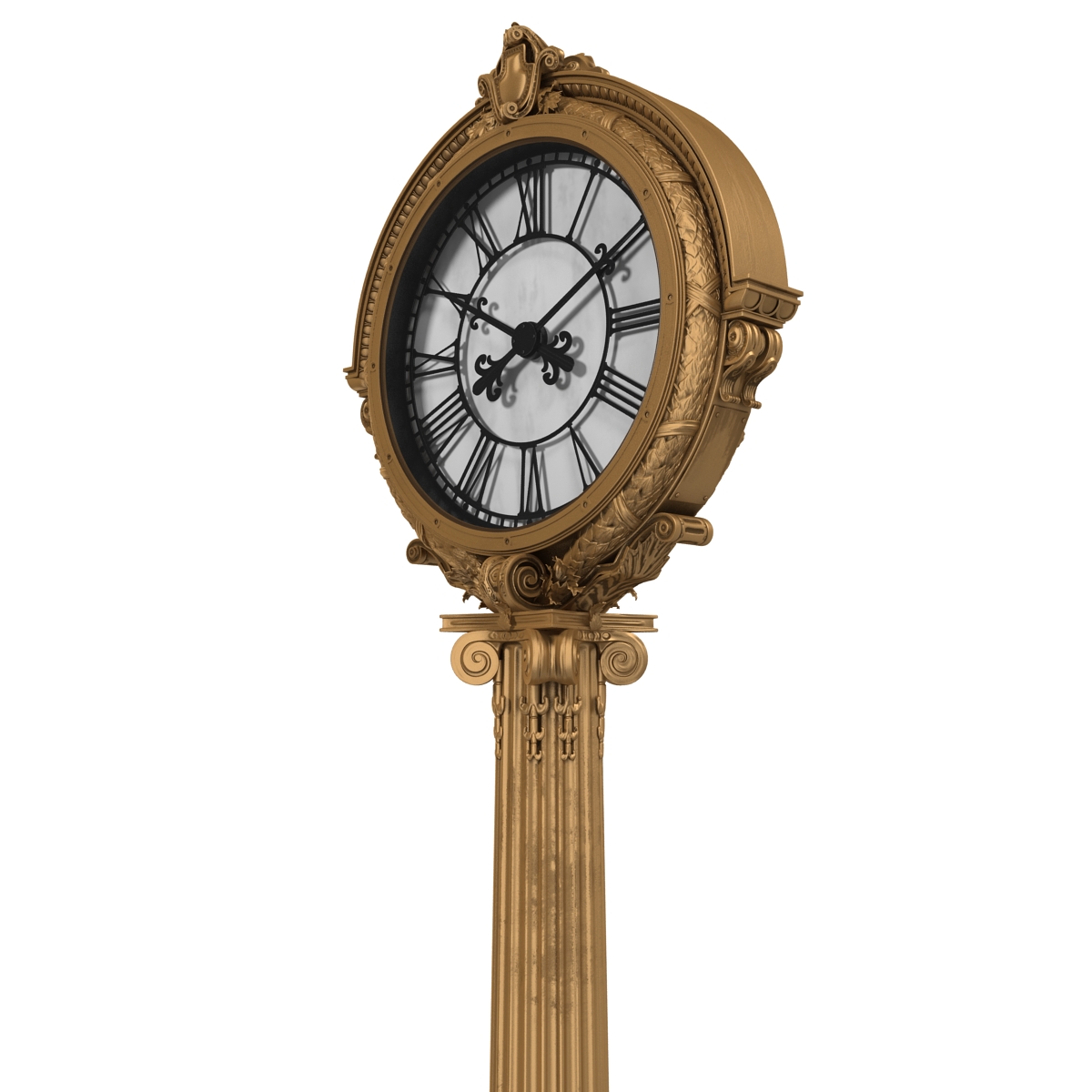 3D New York Street Clock 2 model