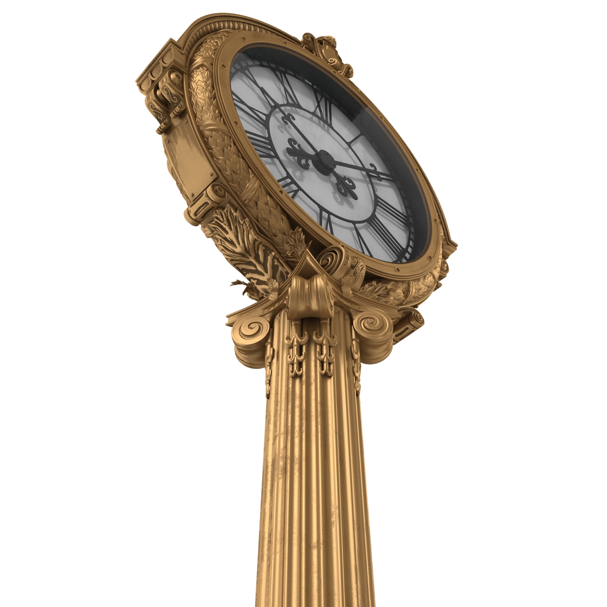 3D New York Street Clock 2 model