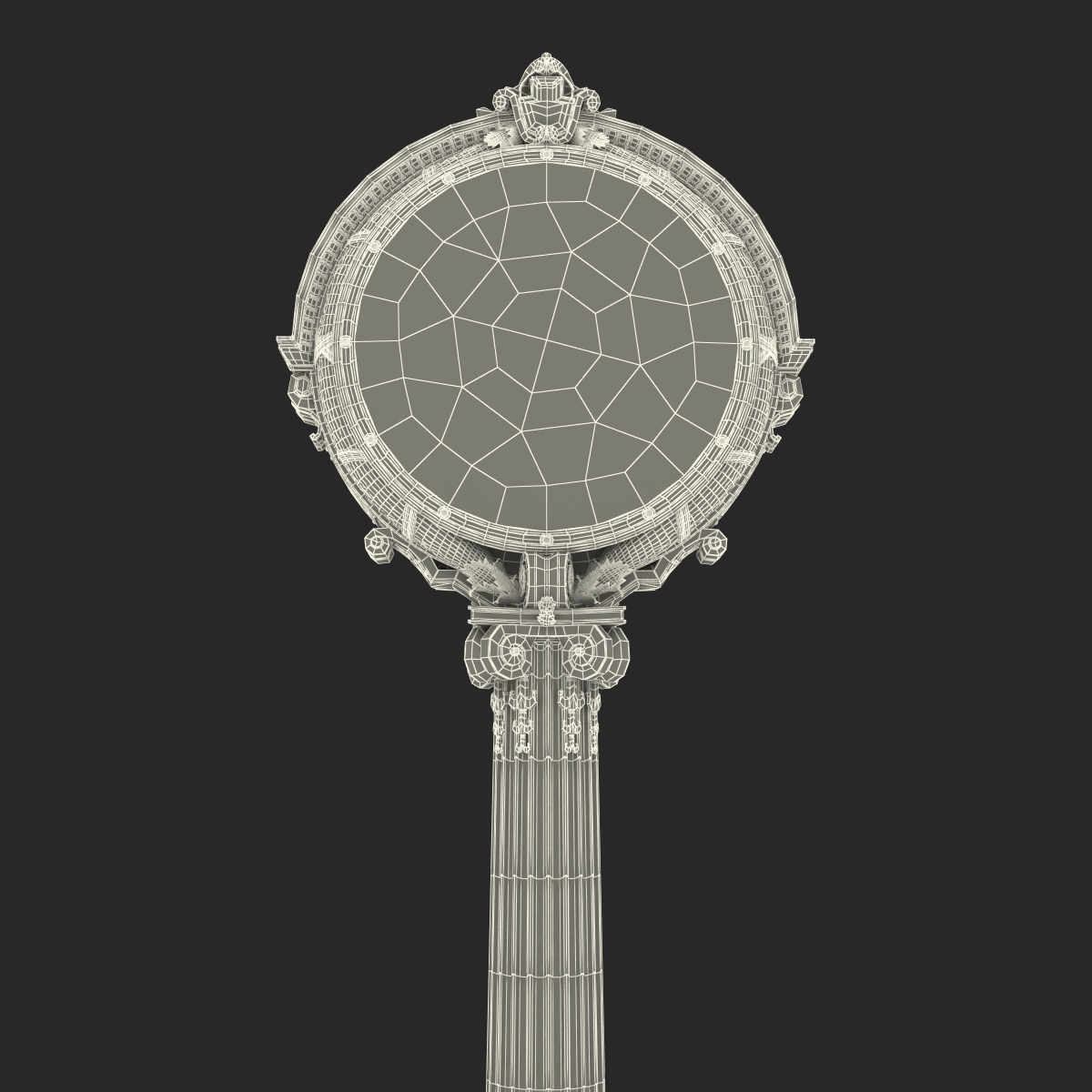 3D New York Street Clock 2 model