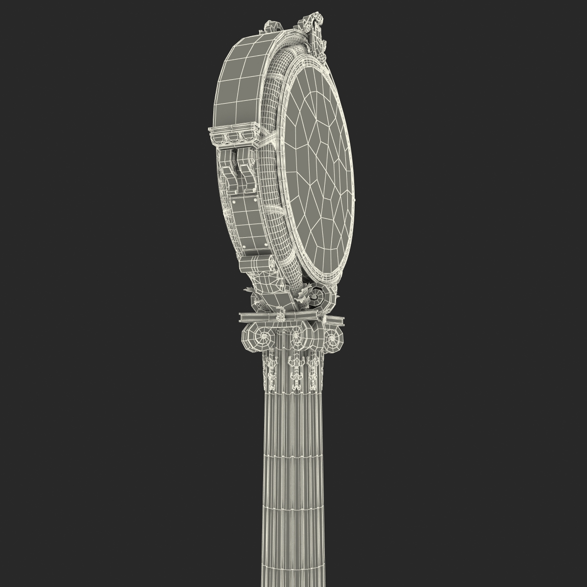 3D New York Street Clock 2 model