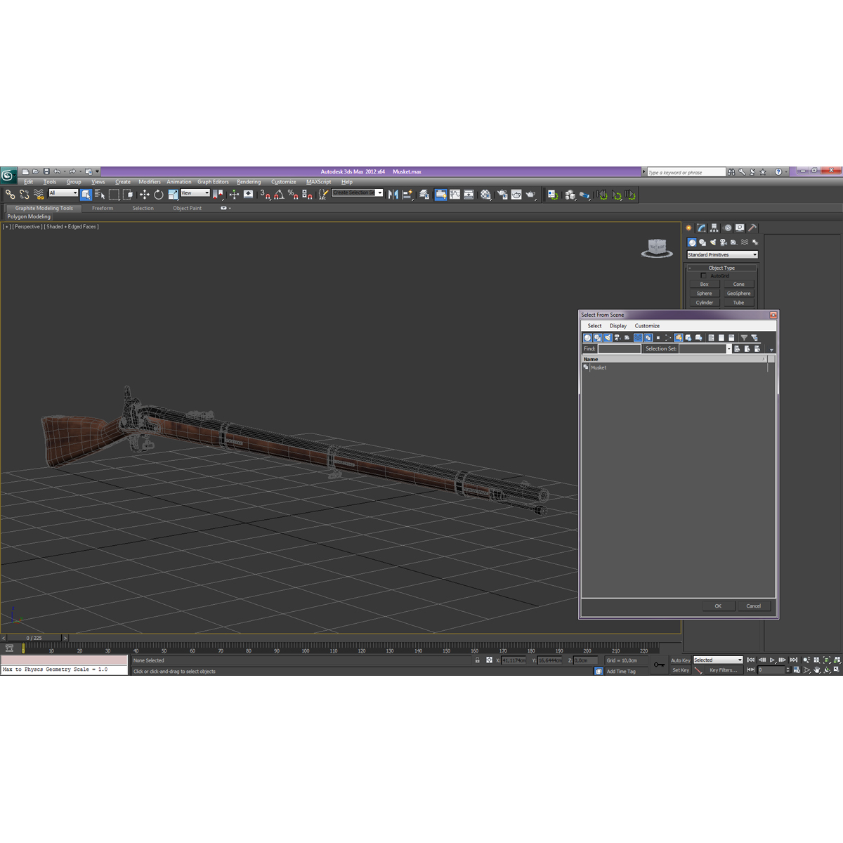 3D model Musket