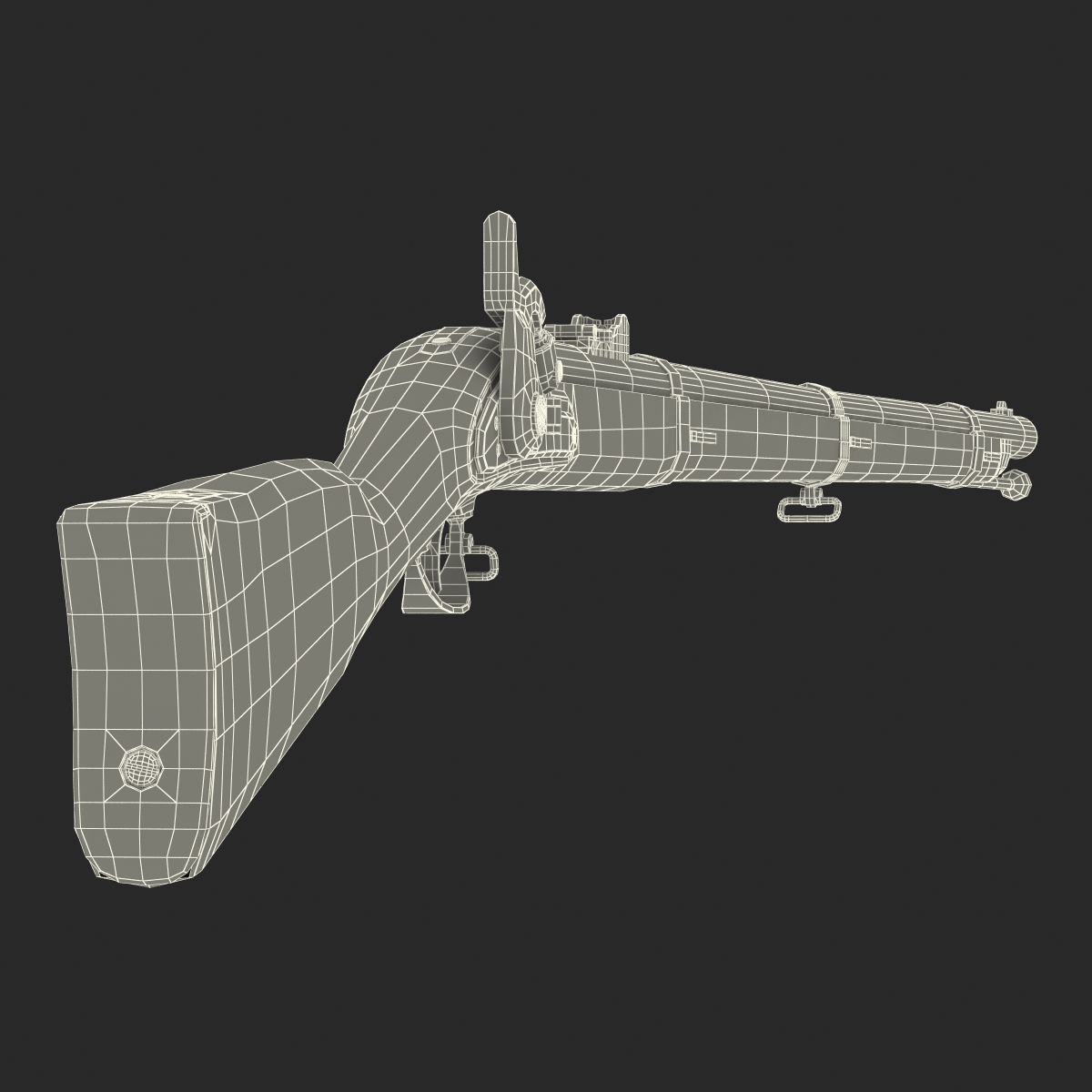 3D model Musket