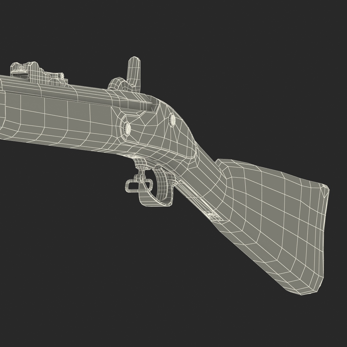 3D model Musket