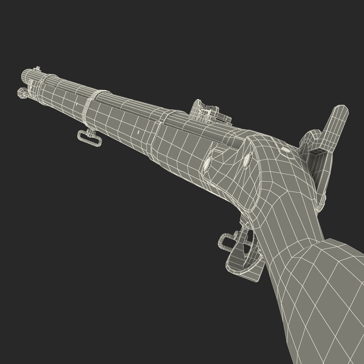 3D model Musket