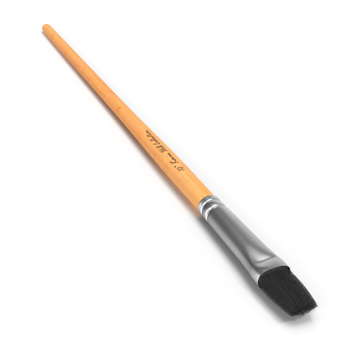 3D Paint Brush Flat 3 model